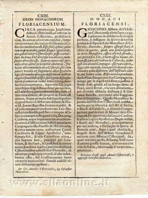 Storia di Gioacchino da Fiore
