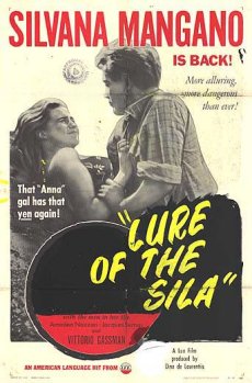 Locandina della versione americana del film "Il Lupo della Sila"
