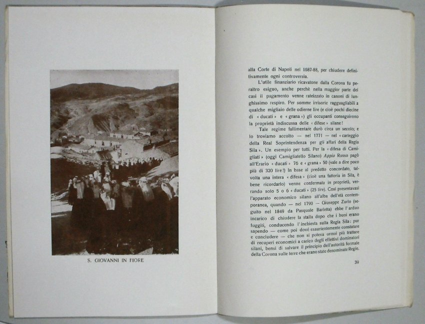 Volumetto Sila. Studio storico di Edoardo Galli